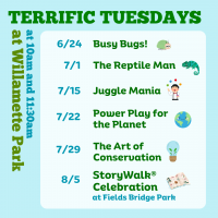 Terrific Tuesdays at Willamette Park