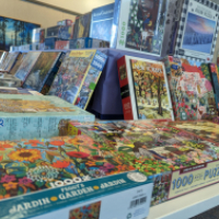 Photograph of our puzzle swap