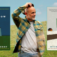 Photo to promote online author talk