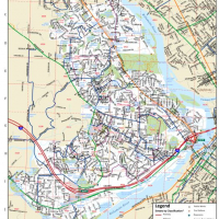 West Linn Color Road Map with Street Index, 11x17 pdf, 2024