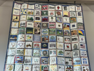 quilt with 100 squares