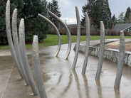 Photo of fossil art sculpture