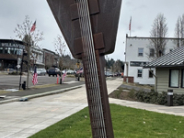 Sculpture of a guitar