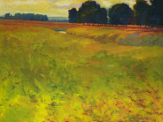 painting of a field