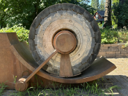 Photo of mill grindstone