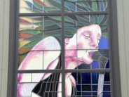 stained glass window