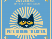 Pete the Cat campaign poster