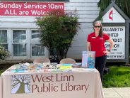 Summer Reading Program outreach at the West Linn Food Pantry