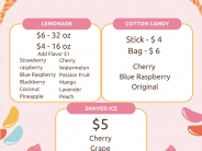 Parched Menu 2025