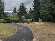 ADA pathway to updated play structure