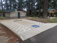 New restroom and shelter