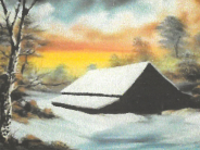 Barn at Sunset