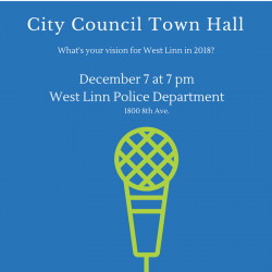 4th Quarter Town Hall Graphic of Microphone