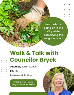 flyer for june 14 walk and talk