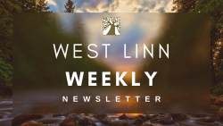 West Linn weekly newsletter heading