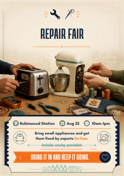 Repair fair flyer