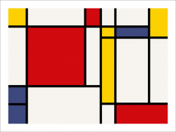 Mondrian art