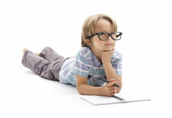 kid writing