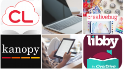 Eletronic Resources: Cloud Library, Kanopy, Libby, Creativebug