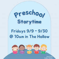 Preschool Storytime