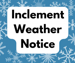 inclement weather notice
