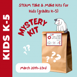 STEAM Take & Make Mystery Kit for Kids (grades K-5)