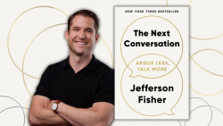 Photograph to promote virtual author talk with Jefferson Fisher