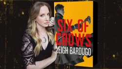 Image to promote upcoming author interview with Leigh Bardugo