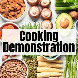 Photograph to promote cooking demo