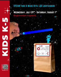 STEAM Take & Make Kits: LED Lightsabers