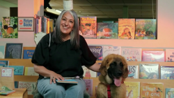 Picture of Book Fairy Kimberley with Puppy Gunnar