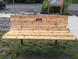Memorial Bench and Plaque