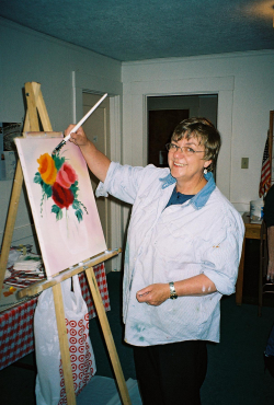 Bob Ross Oil Painting Class