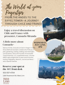 A discussion on the treasures of both Chile and France