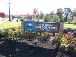 Tanner CReek Entrance Sign