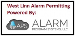 APS Corporation Logo with text West Linn Permitting Powered by: