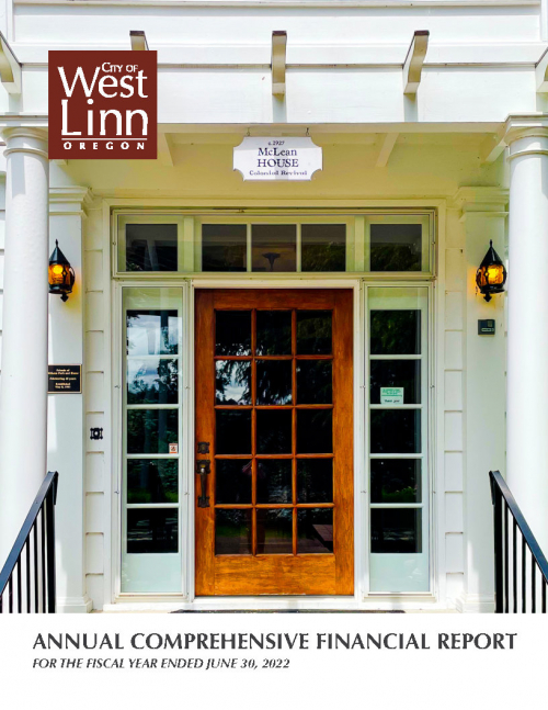 FY 2022 Audit Report | City of West Linn Oregon Official Website