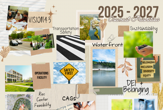 ouncil priorities vision board