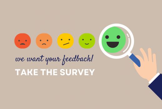 take the survey graphic
