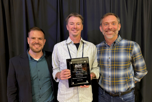  (from left to right) Community Development Director Steve Koper, Senior Planner Darren Wyss, and City Manager John Williams
