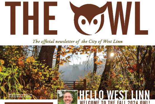 Image of the first page of the Owl, fall 2024