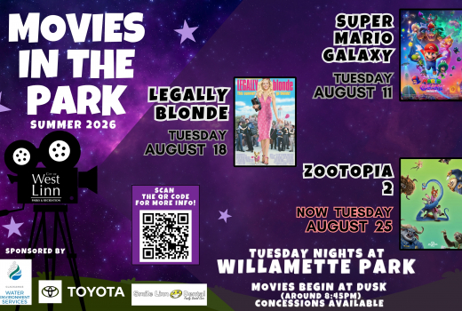 Movies in the Park 2026
