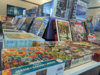 Photograph of our puzzle swap