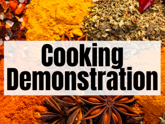 Photograph to promote program on replacing salt with spices and herbs